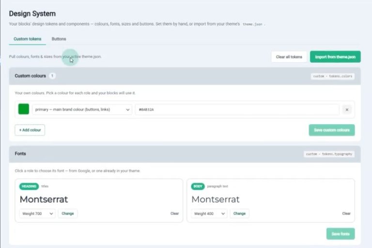 Your Design System for WordPress