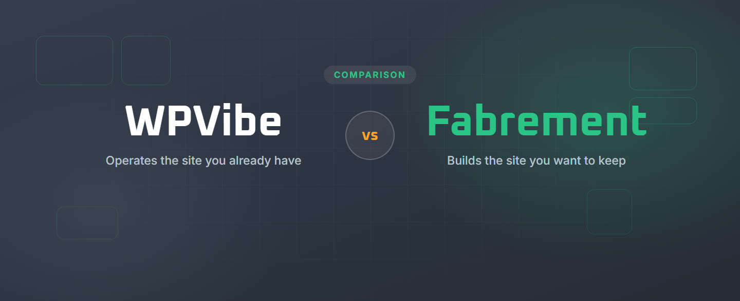 WPVibe vs Fabrement