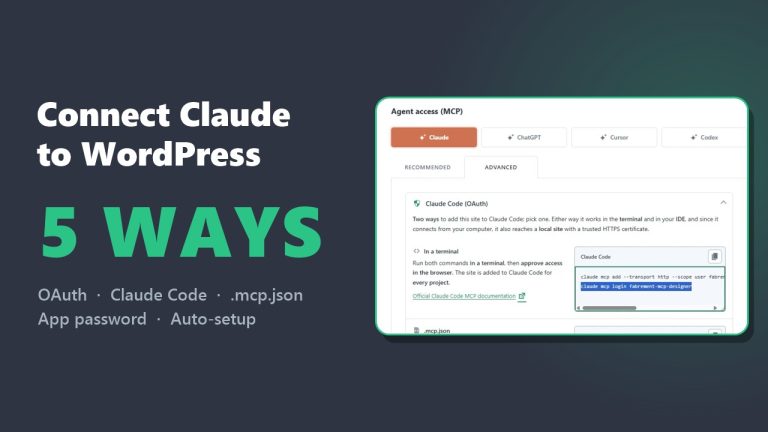 How to Connect Claude to WordPress: 5 Ways