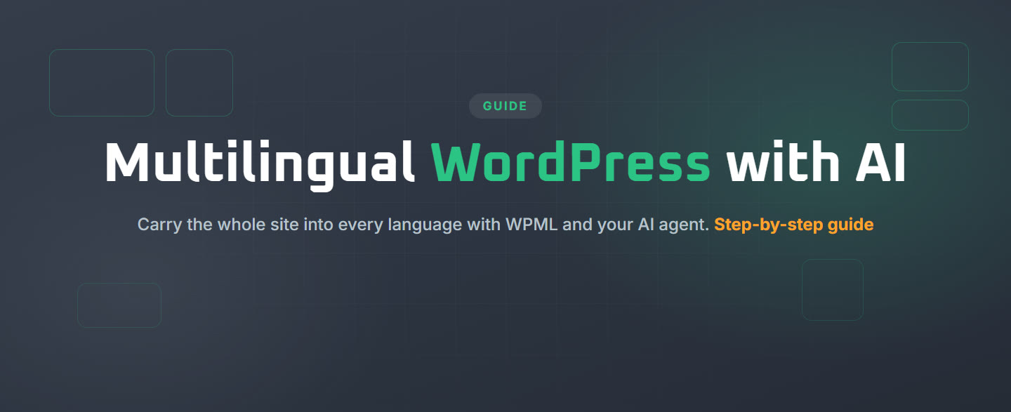 How to Build and Manage a Multilingual WordPress Site with an AI Agent
